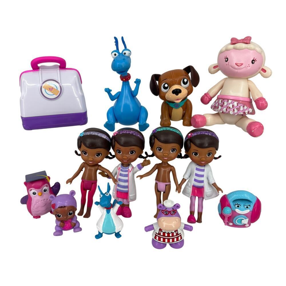 Doc McStuffins Action Figure Dolls Toys Lot 13 Millie Music Cece Cake Topper